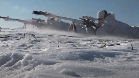 VIDEO: Así actúan los francotiradores rusos en las regiones más frías del país