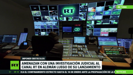 Amenazan con una investigación al canal RT en alemán luego de su lanzamiento