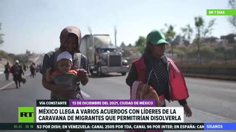 México llega a varios acuerdos con líderes de la caravana de migrantes que permitirían disolverla