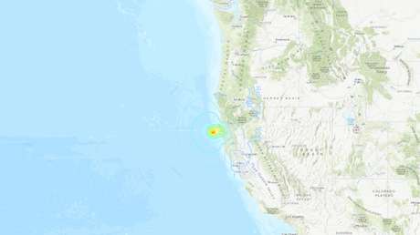 Se registra un fuerte sismo de magnitud 6,2 frente a las costas de California
