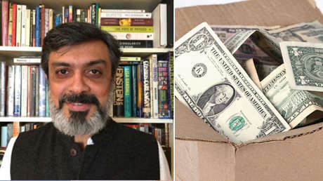 FOTO: Un profesor encuentra una donación para la universidad de 180.000 dólares, que pasó desapercibida más de 9 meses