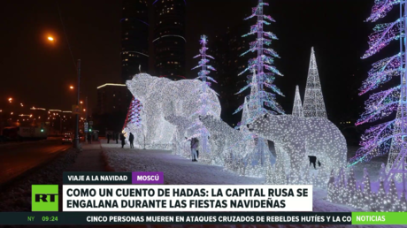 Como en un cuento de hadas: Moscú se viste de gala durante las fiestas navideñas