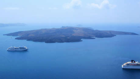 Hallan los restos de un joven y un perro víctimas de un tsunami provocado por la erupción que destruyó la civilización minoica hace 3.600 años
