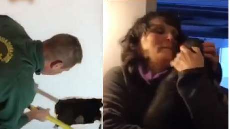 La Guardia Civil española rescata a una cachorra que permaneció más de 20 horas atrapada en una tubería (VIDEO)