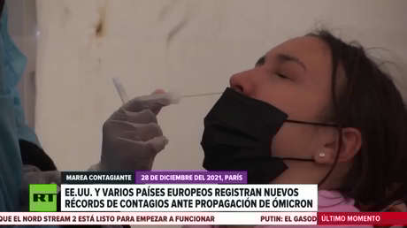 EE.UU. y varios países europeos registran nuevos récords de contagios ante la propagación de la variante ómicron