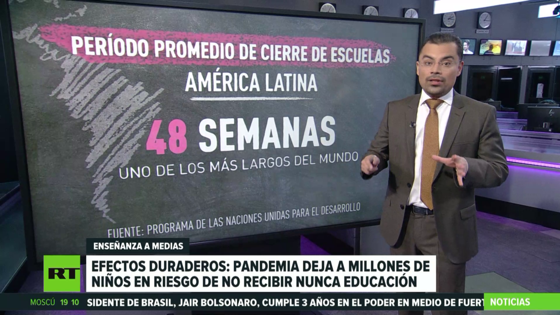 Efectos duraderos: la pandemia deja a millones de niños en riesgo de no recibir nunca educación