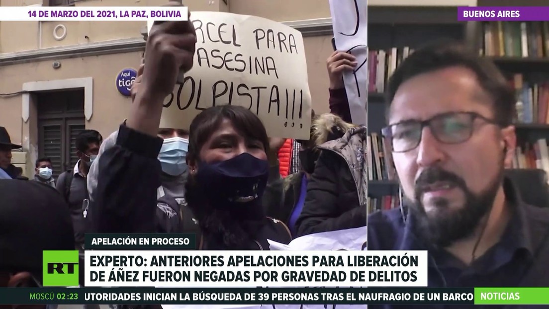 Jeanine Áñez comparece ante la justicia para apelar contra su detención