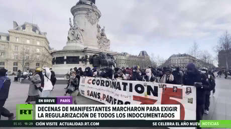 Migrantes salen a la calle en Francia para exigir al Gobierno mejores condiciones