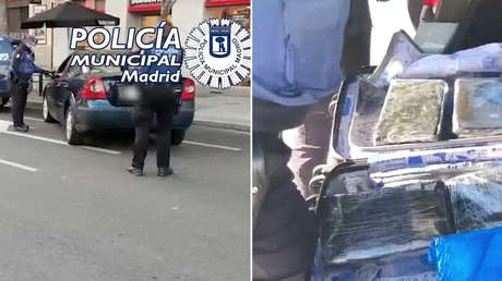 VIDEO: La Policía de Madrid arresta a dos personas por transportar más de 9 kilos de cocaína