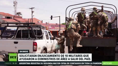 Exdiputada boliviana solicitará procesar a 10 militares que ayudaron a los exministros del Gobierno de Áñez a salir del país