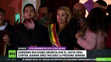El Gobierno Boliviano anuncia que el juicio oral contra Jeanine Áñez iniciará la próxima semana
