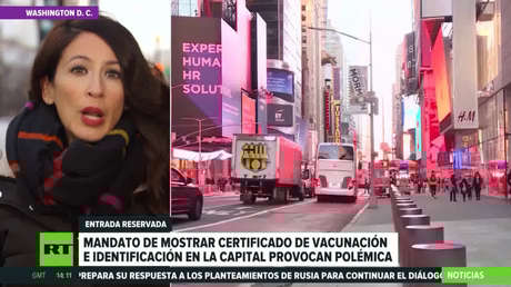 Polémica por la obligación de mostrar un certificado de vacunación en Washington D.C.