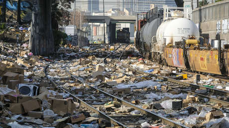 Saqueos a trenes de mercancías en Los Ángeles: ¿qué está pasando?