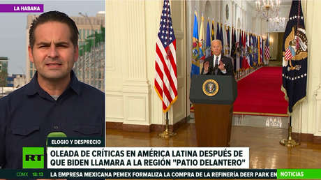 Biden llama a América Latina "el patio delantero" de EE.UU. y desata una oleada de críticas