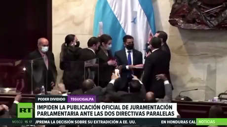 Dos presidentes del Congreso de Honduras se juramentan en paralelo en medio de una crisis institucional