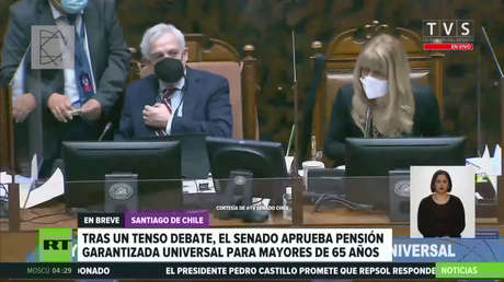 El Senado de Chile aprueba la pensión garantizada universal para mayores de 65 años
