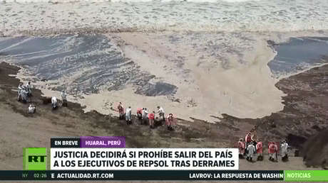 La Justicia de Perú decide si prohíbe salir del país a los ejecutivos de Repsol tras los derrames de crudo