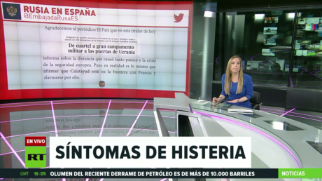 La Embajada de Rusia en España ironiza sobre un artículo de El País que reporta el desplazamiento de tropas rusas "a las puertas de Ucrania"