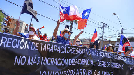 Llaman a un paro 'antiinmigrantes' en una ciudad chilena un día después de una manifestación que destruyó un campamento de venezolanos