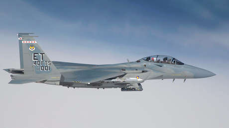 El actualizado F-15EX de EE.UU. lanza su primer misil, concebido como la 'larga mano' de los cazas de cuarta generación