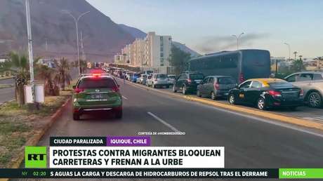 Chile: Protestas contra migrantes bloquean carreteras y paralizan la ciudad de Iquique