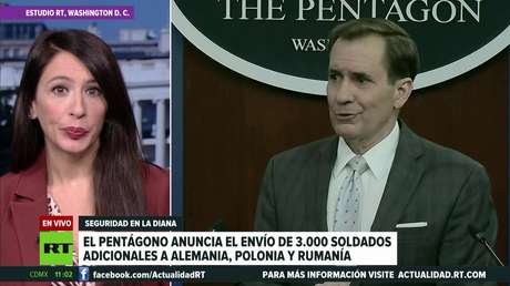 El Pentágono anuncia el envío de 3.000 soldados adicionales a Alemania, Polonia y Rumanía