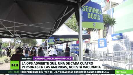 OPS: Una de cada cuatro personas en las Américas no está vacunada