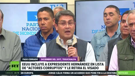 EE.UU. incluye al expresidente hondureño Juan Orlando Hernández en la lista de "actores corruptos" y le retira el visado