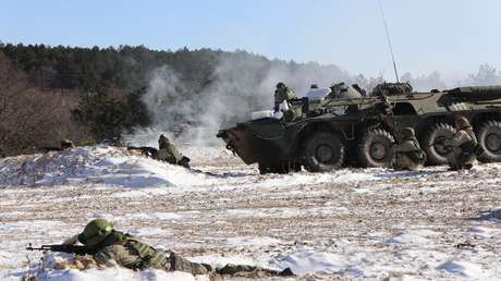La Infantería de Marina rusa realiza ejercicios en el mar Negro y simulacros de defensa de las costas de Crimea