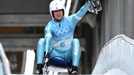 La rusa Tatiana Ivanova gana la medalla de bronce en 'luge' en los JJ.OO. de Pekín 2022