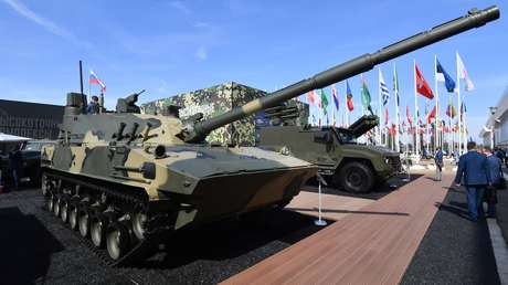 Agregan un sistema de control remoto de tiro al tanque ruso anfibio más armado del mundo Sprut