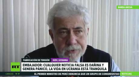 Embajador de Brasil en Ucrania: Cualquier noticia falsa es dañina y genera pánico