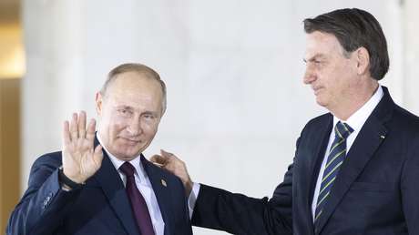 El presidente brasileño Jair Bolsonaro llega a Rusia (VIDEO)