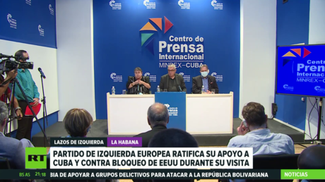 El Partido de la Izquierda Europea visita Cuba y se solidariza con la isla frente al bloqueo