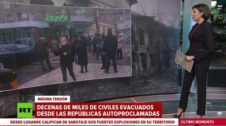 Donbass realiza evacuación masiva de civiles y denuncia inminente ofensiva de Kiev