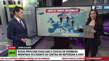 Rusia procura evacuar a civiles de Donbass mientras Occidente se centra en asistir militarmente a Ucrania