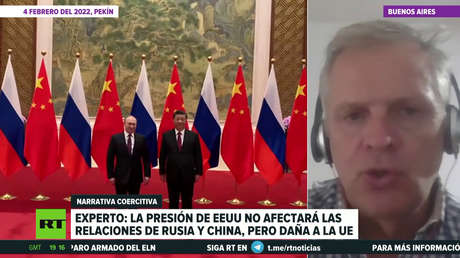 Experto considera que la presión de EE.UU. no afectará las relaciones entre Rusia y China pero dañará a la Unión Europea
