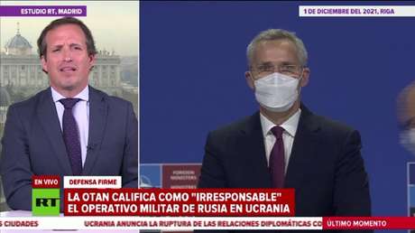 La OTAN califica como "irresponsable" el operativo militar de Rusia en Ucrania