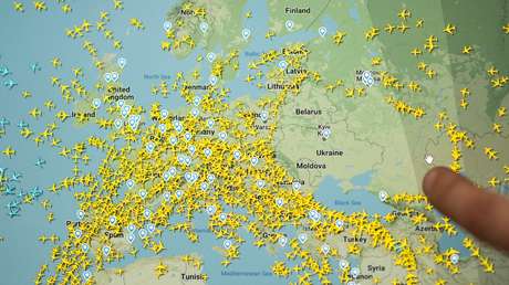 Cómo la escalada del conflicto en Ucrania ha 'redibujado' el mapa de operaciones aéreas en Europa