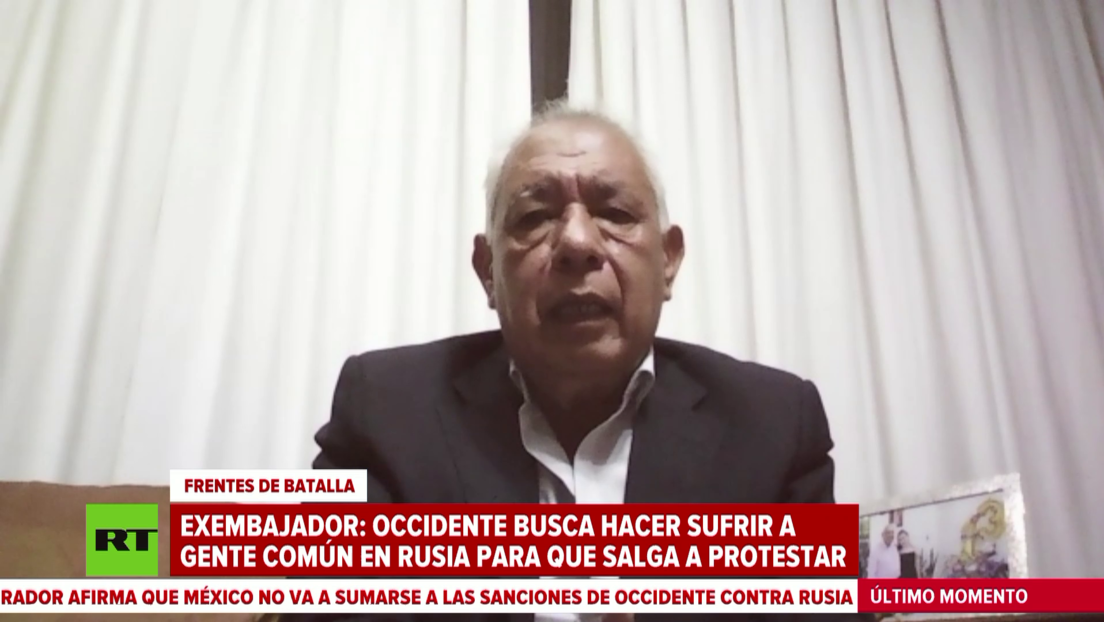 Exembajador de Bolivia en Brasil: Occidente busca hacer sufrir a la gente común en Rusia para que salga a protestar