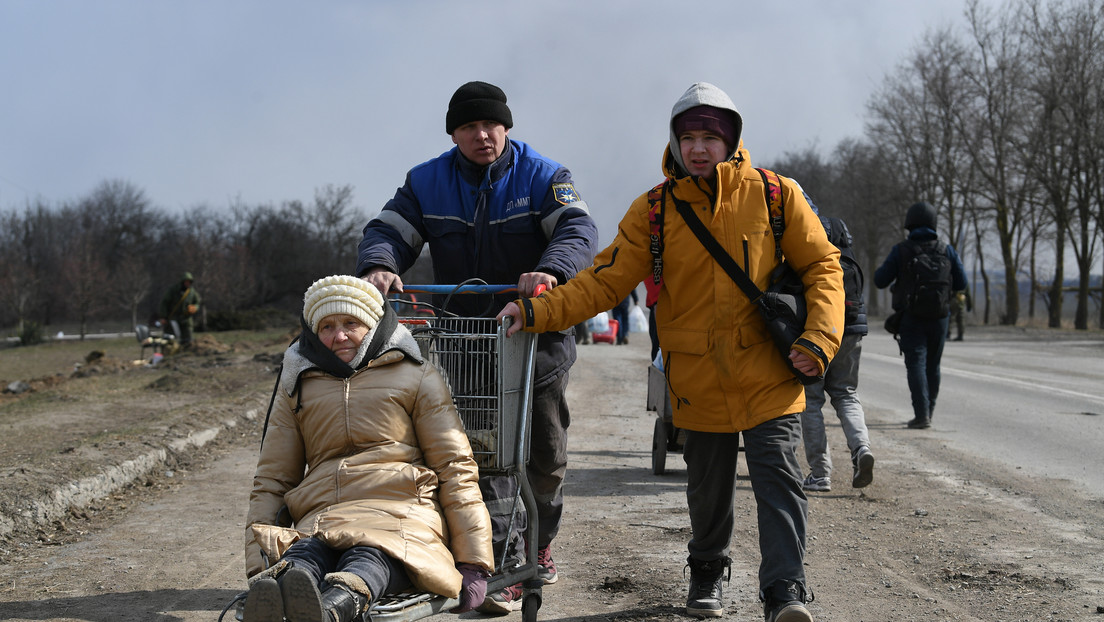 Ministerio de Defensa de Rusia: Nacionalistas bloqueados en Mariúpol podrían usar a más de 200.000 civiles como escudos humanos a instancias de Kiev