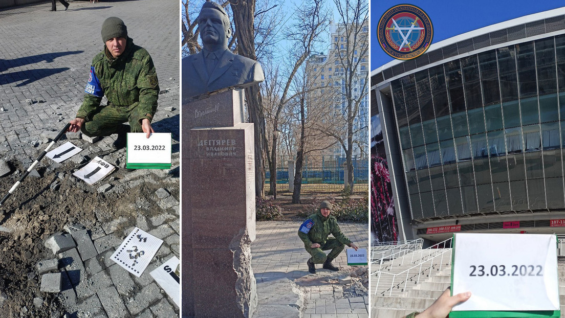 La artillería ucraniana bombardea el centro de Donetsk dañando un parque, una escuela y el estadio de fútbol Donbass Arena