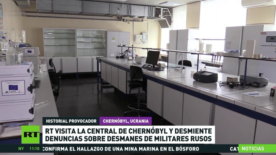 RT visita la planta nuclear de Chernóbyl y desmiente denuncias sobre desmanes de militares rusos