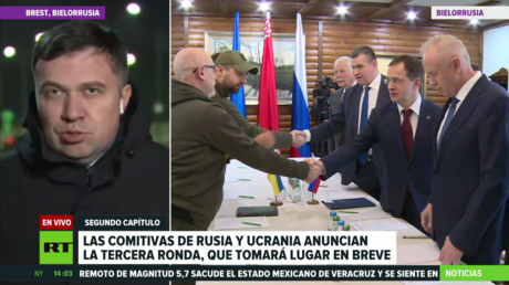 Las comitivas de Rusia y Ucrania anuncian la tercera ronda de negociaciones