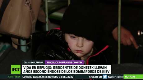 Donetsk: Los residentes llevan años escondiéndose de los bombardeos de Kiev