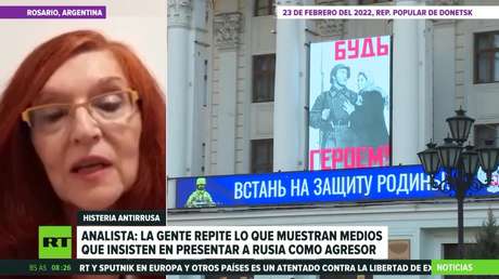 Experta: la actual rusofobia en Occidente se debe al relato sesgado que los medios presentan sobre el conflicto en Ucrania