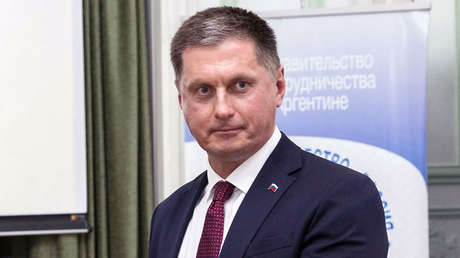 El embajador de Rusia en Argentina, Dmitri Feoktistov