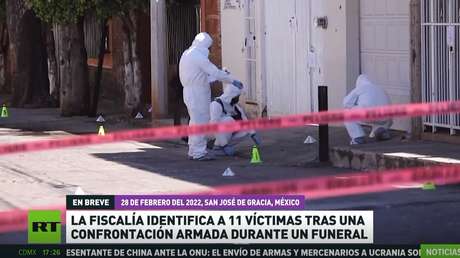Autoridades mexicanas identifican a 11 víctimas fatales tras una confrontación armada durante un funeral