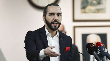 El presidente de El Salvador, Nayib Bukele