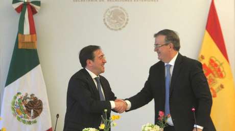 El canciller de México augura un "futuro promisorio" en las relaciones con España tras la "pausa" de López Obrador